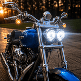 Eagle Lights Dual LED Headlight Kit for 2008 - 2017 Harley-Davidson® Fat Bob Models