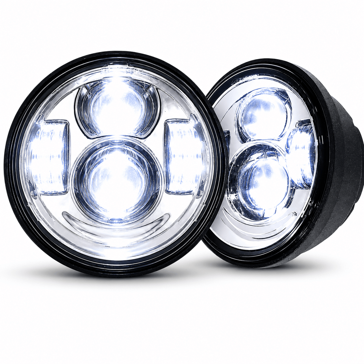 Eagle Lights Dual LED Headlight Kit for 2008 - 2017 Harley-Davidson® Fat Bob Models