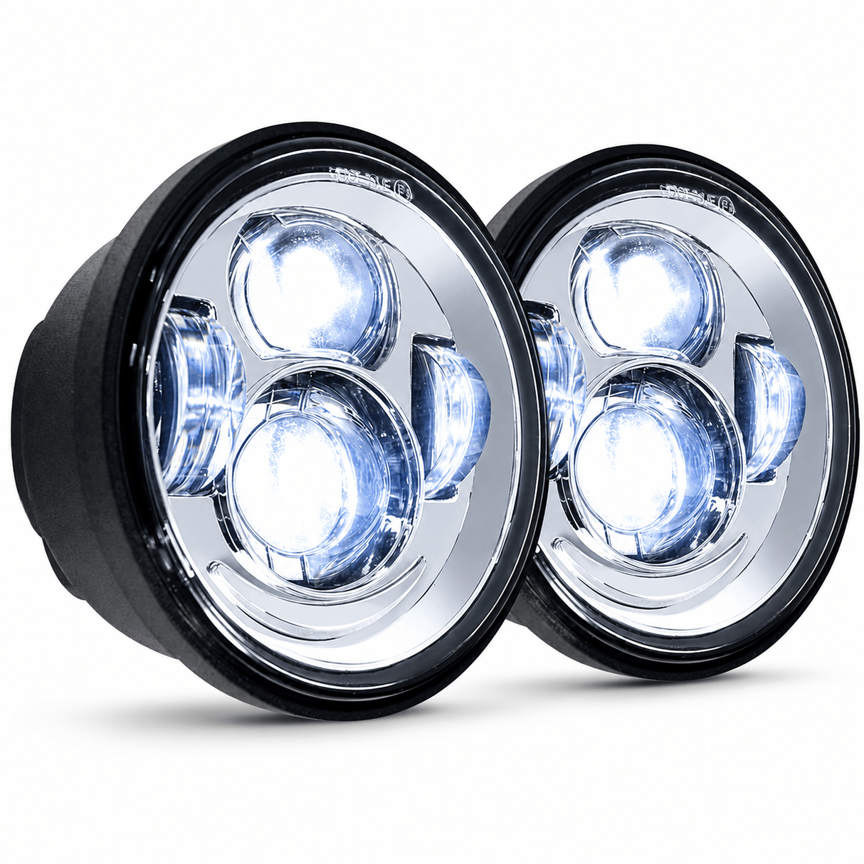 Eagle Lights Dual LED Headlight Kit for 2008 - 2017 Harley-Davidson® Fat Bob Models