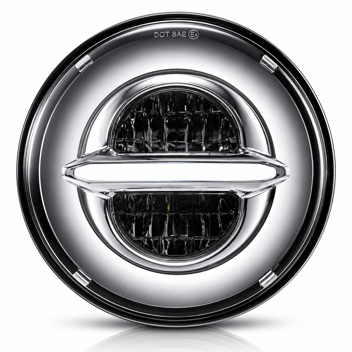 Eagle Lights Infinity Beam Series 5-3/4" Round LED Headlight for Harley-Davidson® and Indian® Motorcycles