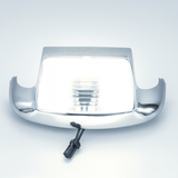 Eagle Lights LED Front Fender Tip Light and Chrome Housing with Smoked Lens for Harley Davidson® Motorcycles