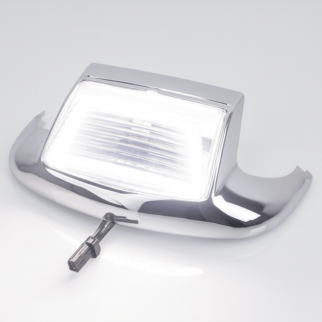 Eagle Lights LED Front Fender Tip Light and Chrome Housing with Smoked Lens for Harley Davidson® Motorcycles