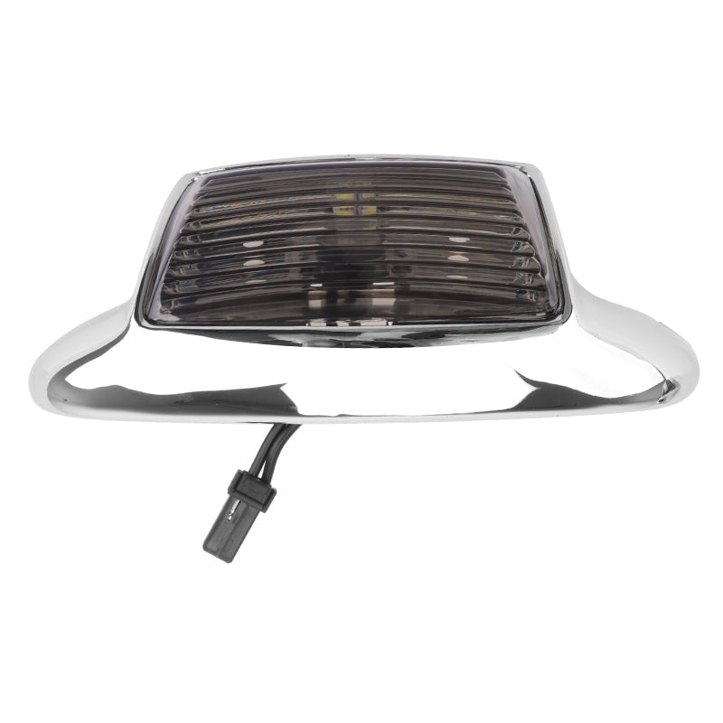 Eagle Lights LED Front Fender Tip Light and Chrome Housing with Smoked Lens for Harley Davidson® Motorcycles