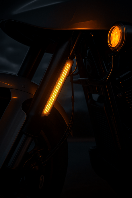 Eagle Lights Fork Reflector Insert LED Running Lights and Turn Signals for Harley-Davidson® Low Rider ST Models