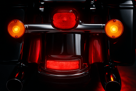 Eagle Lights LED Rear Fender Tip Upgrade Kit for 2009 and Newer Harley Davidson Electra Glide, Ultra Limited, Road Glide Models