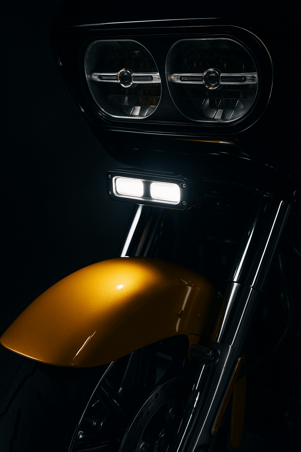 Eagle Lights 6" Generation II LED Projection Light Bar with Plug and Harness for 2015- Current Harley-Davidson® Road Glide Models