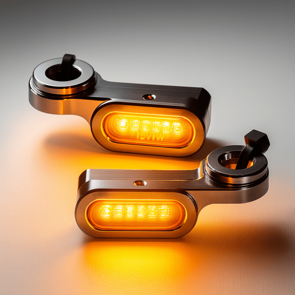 Eagle Lights SLIM LINE Front LED Turn Signals for Harley-Davidson® Touring Model Motorcycles