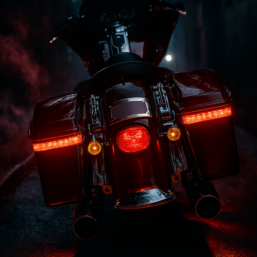 Eagle Lights Saddlebag LED Tail Lights with Turn Signals, Running Lights and Brake Lights for 2014 to Current Harley-Davidson® Touring Models