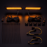 Eagle Lights Fork Reflector Insert LED Running Lights and Turn Signals for 2014 - 2025 Harley-Davidson® Touring Models