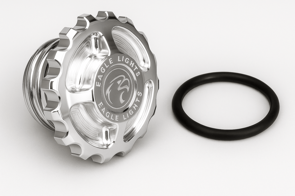 Eagle Lights GearGRIP Gas Cap fits Harley Davidson and Indian Models
