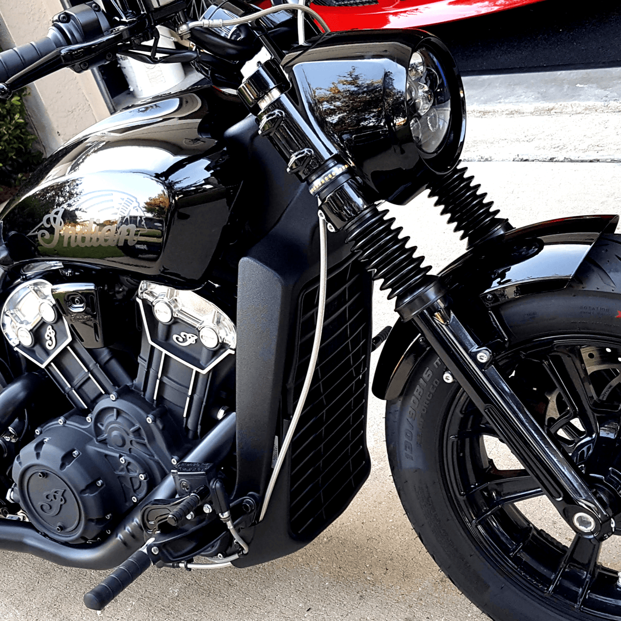 Eagle Lights Fork Turn Signals Wrap Around for Indian Scout, Bobber, Bobber Sixty, Bobber Twenty, Sixty