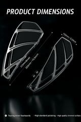 Eagle Lights IRONGRIP Floorboards for 2008 - 2013 Harley-Davidson® Touring Models
