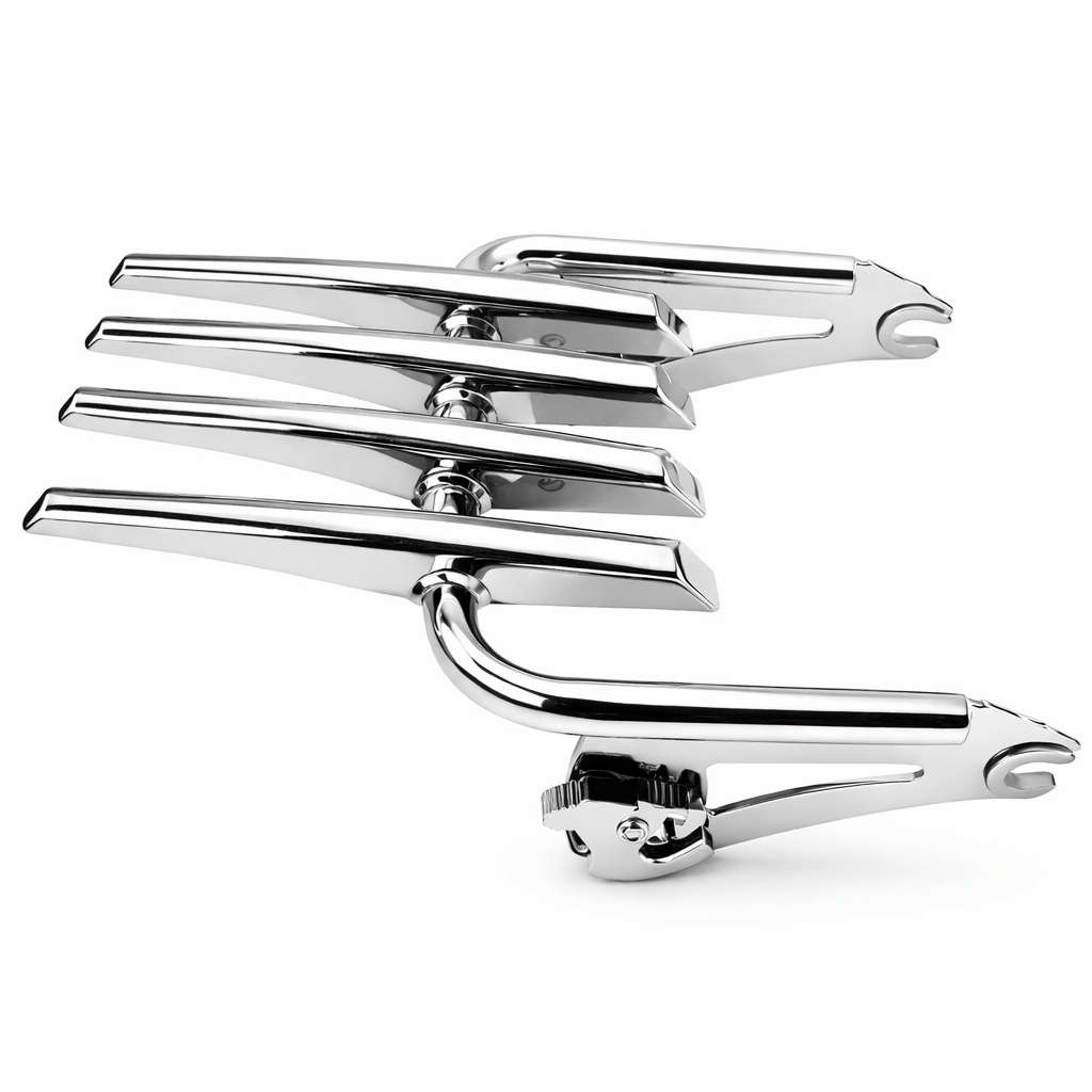 Eagle Lights Detachable Stealth Luggage Rack –  Touring Cargo Rack for Harley Touring Models