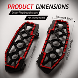 Eagle Lights REDLINE MX Floorboards for 2014 - 2025 Harley-Davidson® Touring Models