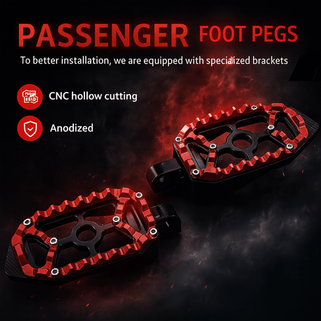 Eagle Lights REDLINE MX Floorboards for 2014 - 2025 Harley-Davidson® Touring Models