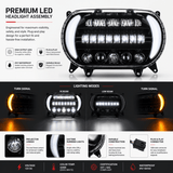 Eagle Lights LED Projection Headlight for Harley-Davidson® 2015 - 2025 Road Glide Models
