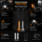 Eagle Lights SWITCHBLADE Low Profile Fork LED Turn Signal and Running Lights for 2006 - 2023 Harley-Davidson® Models