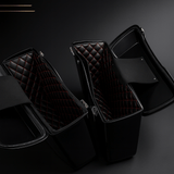Eagle Lights Saddlebag Insert Liners with Red Stitching for 1994 - 2013 Harley Davidson OEM Saddlebags