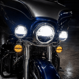 Eagle Lights 7" Complex Reflector LED Headlight for Harley-Davidson® and Indian® Motorcycles