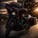 Eagle Lights Infinity Beam Series 7" Round LED Headlight for Harley-Davidson® and Indian® Motorcycles