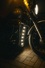 Eagle Lights LUMENSHIELD Chin Spoiler / Radiator Guard with LED Light Bars for 2018+ Harley-Davidson® Softail Models