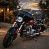 Eagle Lights 1997-2003 Honda Valkyrie Round Projection LED Headlight