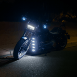 Eagle Lights LUMENSHIELD Chin Spoiler / Radiator Guard with LED Light Bars for 2018+ Harley-Davidson® Softail Models