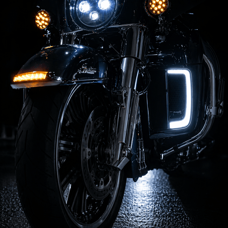 Eagle Lights SUNBURST Lower Fairing Grill LED Lights for Harley-Davidson® Motorcycles