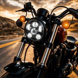 Eagle Lights 5 3/4" LED Headlight Kit for Harley-Davidson® and Indian® Motorcycles - Generation III