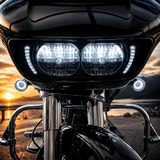 Eagle Lights Vent Insert Midnight Edition LED Running Lights and Turn Signals for Harley-Davidson® Road Glide Motorcycles