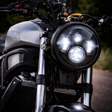Eagle Lights 7" LED Headlight for Harley-Davidson® and Indian® Motorcycles - Generation I / Black Kit