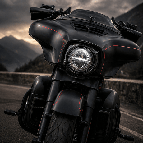 Eagle Lights Infinity Beam Series 7" Round LED Headlight for Harley-Davidson® and Indian® Motorcycles