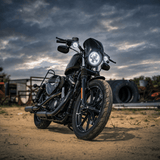 Eagle Lights 5 3/4" LED Headlight Kit with Halo Ring for Harley-Davidson® and Indian® Motorcycles - Generation III / Black
