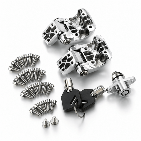 Eagle Lights Latch Hinges and Lock Kit for 2014 - 2023 Harley Davidson Tour Pak