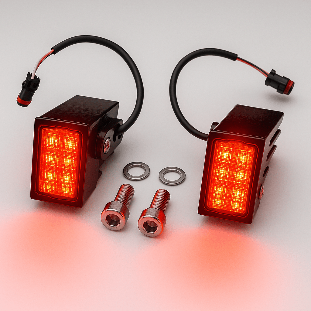 Eagle Lights BLACKBOLT LED Rear Turn Signals with Full Running Light for 2018+ Harley Davidson Motorcycles