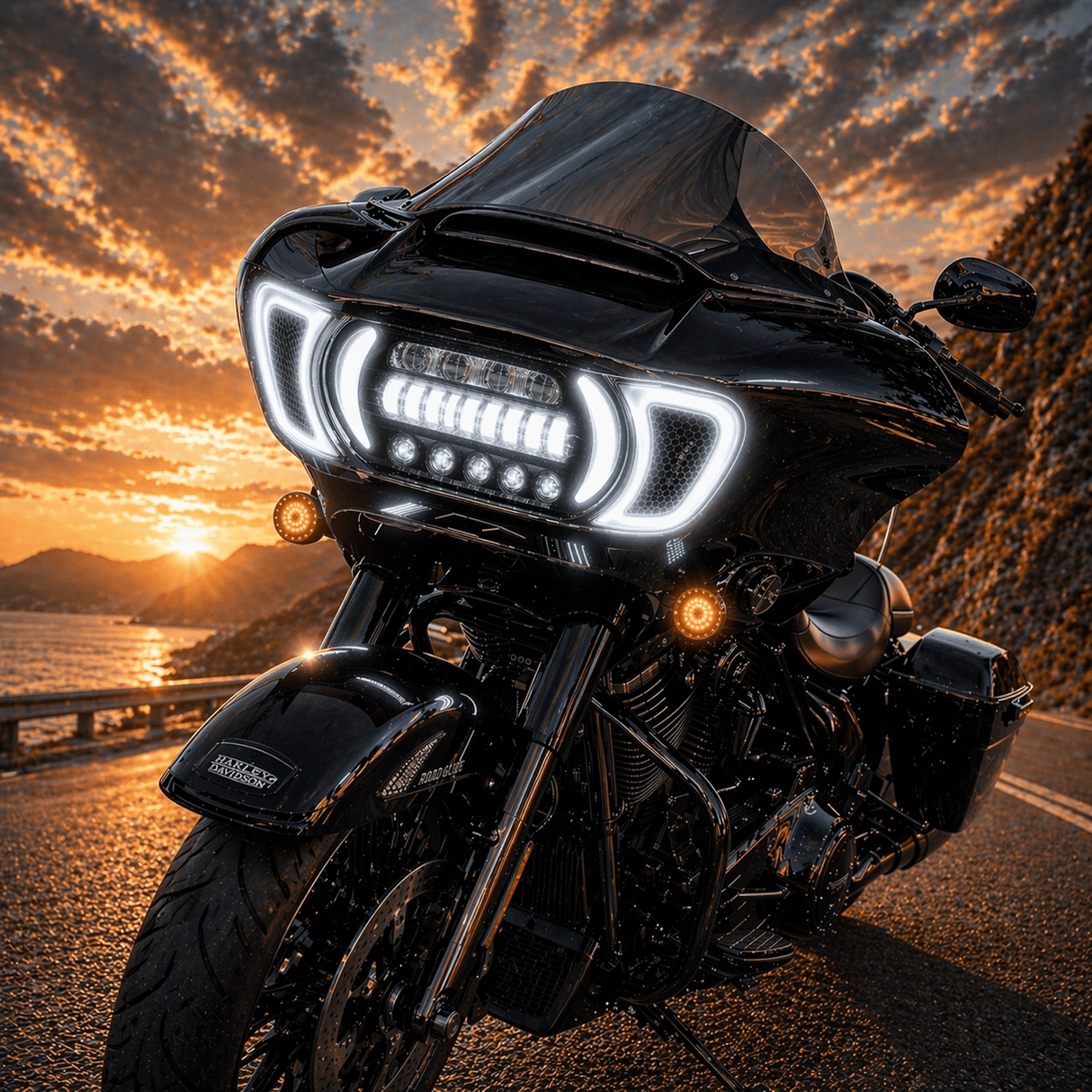 Road Glide LED headlights