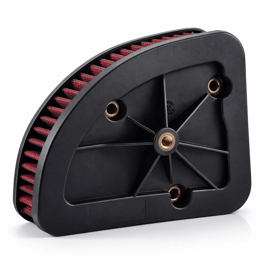 Eagle Lights AIRSHIELD™ High-Flow Washable Air Filter — Red | Harley-Davidson® M8 Touring 107 (2017–2026)