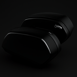 Eagle Lights Midnight Edition Saddlebags for 2022 - 2025 Street Bob - Bolt On Installation
