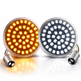 Eagle Lights Midnight Edition 2" Front LED Turn Signals for Harley-Davidson® Motorcycles