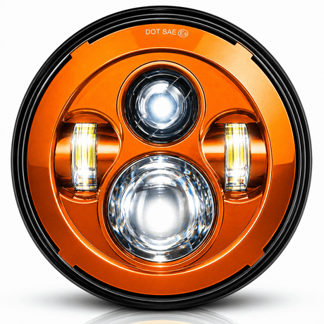 Eagle Lights 7" LED Headlight Kit for Harley-Davidson® and Indian® Motorcycles - Color Matched / Generation I