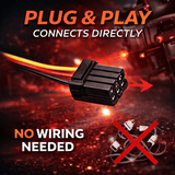 Eagle Lights HALOS Layback LED Tail Light with Turn Signals for Harley-Davidson® Motorcycles