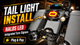 Eagle Lights HALOS Layback LED Tail Light with Turn Signals for Harley-Davidson® Motorcycles