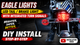 Eagle Lights Squareback LED Replacement Harley-Davidson® Softtail / Touring / Sportster / Dyna Tail Light with Built In LED Turn Signals