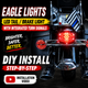 Eagle Lights Squareback LED Replacement Harley-Davidson® Softtail / Touring / Sportster / Dyna Tail Light with Built In LED Turn Signals