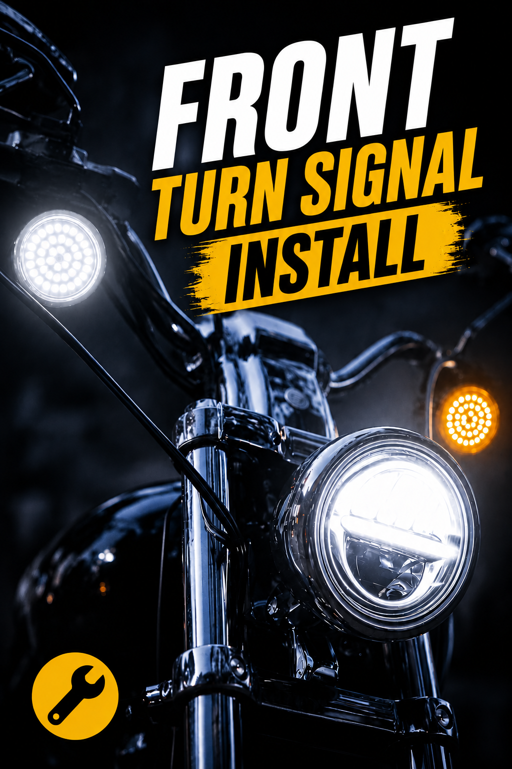 Eagle Lights SUNFLARE 2"  Switchback Front LED Turn Signals For Harley-Davidson® and Yamaha Models