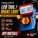 Eagle Lights Low Profile Flashing LED Brake Light with Built In Sequential LED Turn Signal Kit for Harley-Davidson® Motorcycles