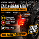 Eagle Lights Rear Layback LED Taillamp with Built in Turn Signals for Harley-Davidson® Motorcycles