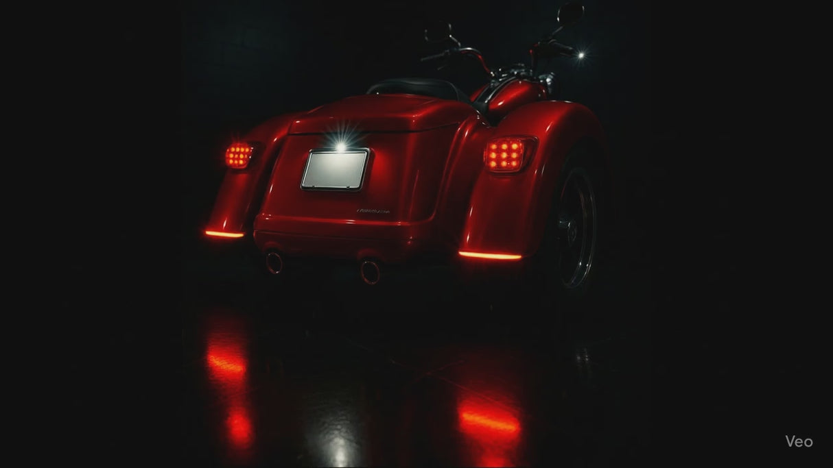 Eagle Lights LED Fender Brake Light for 2009–2025 Harley Davidson® Tri-Glide Models