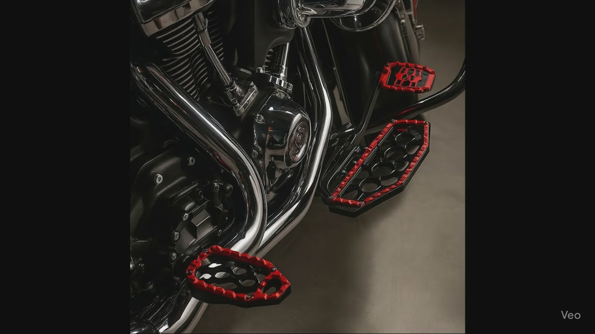 Eagle Lights REDLINE MX Floorboards for 2014 - 2025 Harley-Davidson® Touring Models