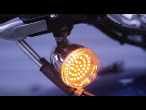 Eagle Lights Generation II Midnight Edition Front LED Turn Signals for 2025+ Softail Models